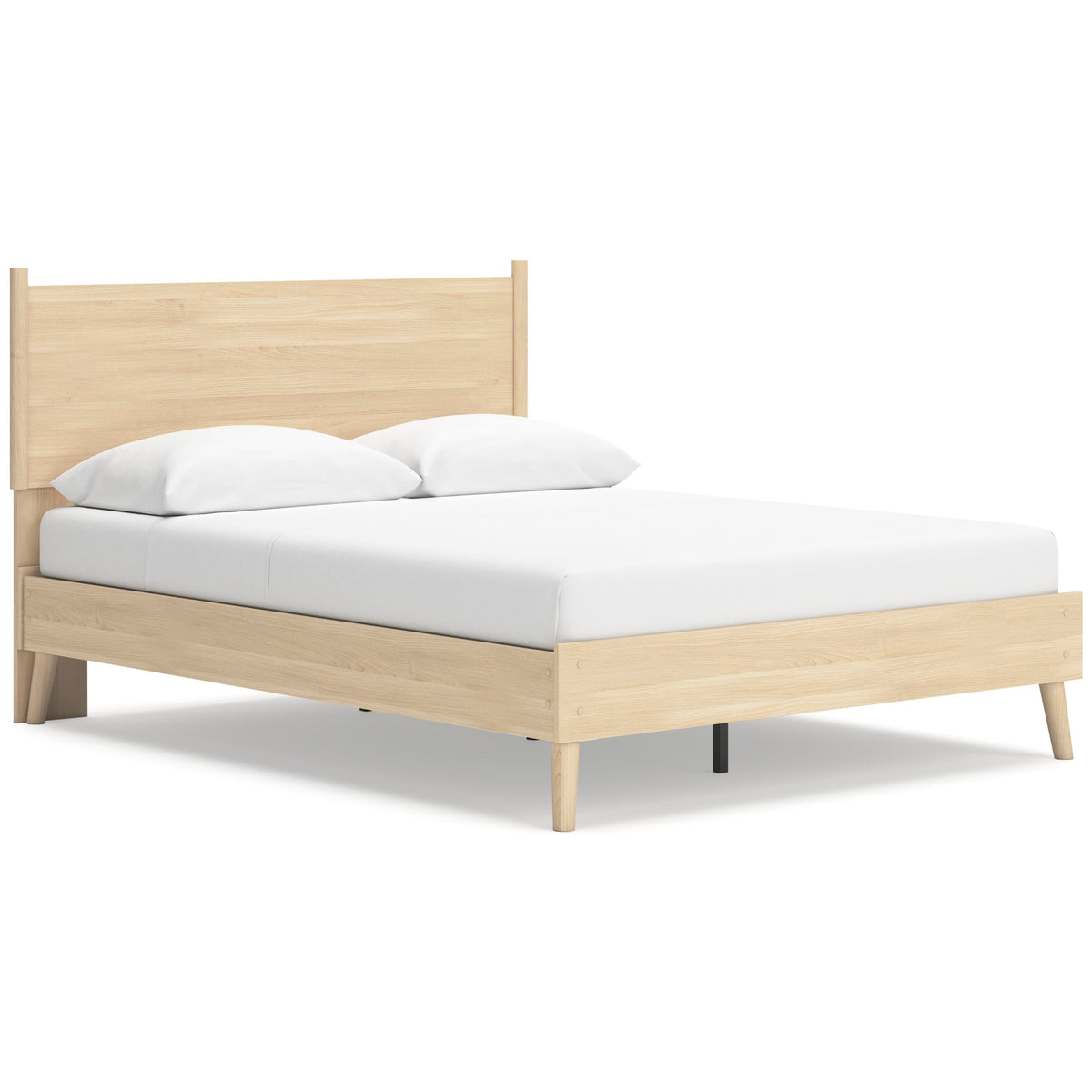 Cabinella Platform Panel Bed Set - Queen, 2 Nightstands
