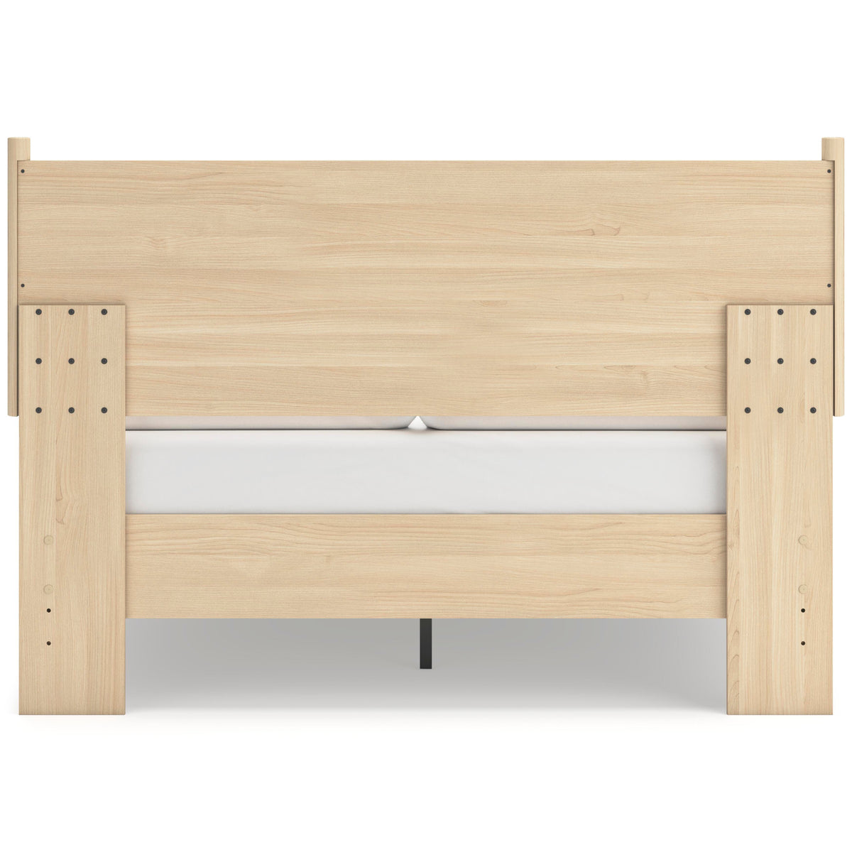 Cabinella Platform Panel Bed Set - Queen, 2 Nightstands
