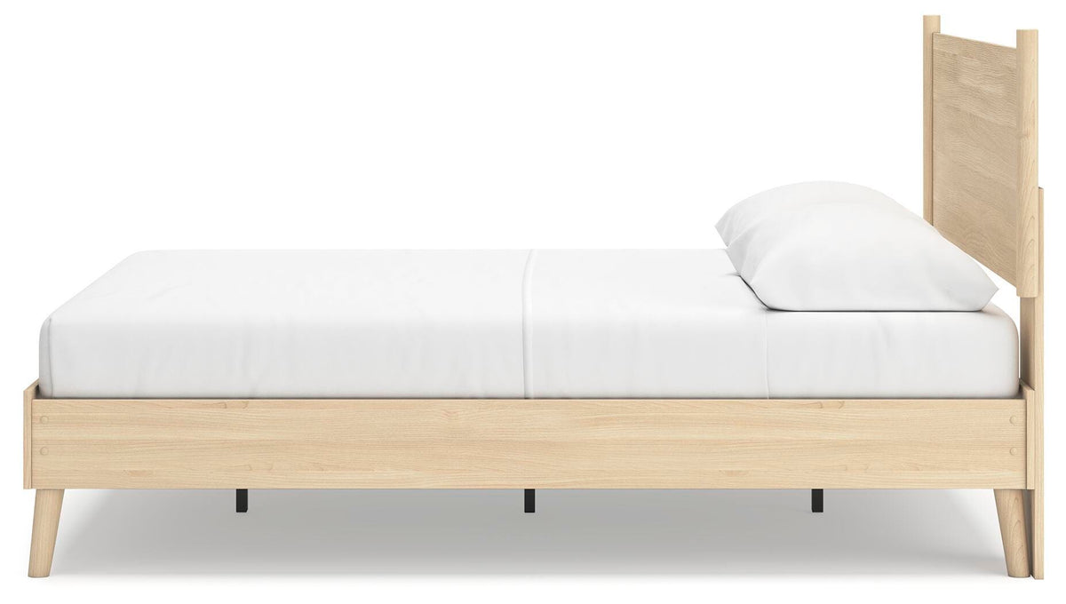 Cabinella Platform Panel Bed Set - Queen, Dresser