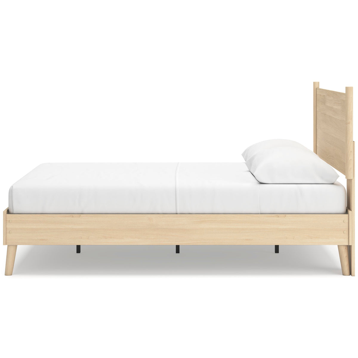 Cabinella Platform Panel Bed Set - Queen, 2 Nightstands