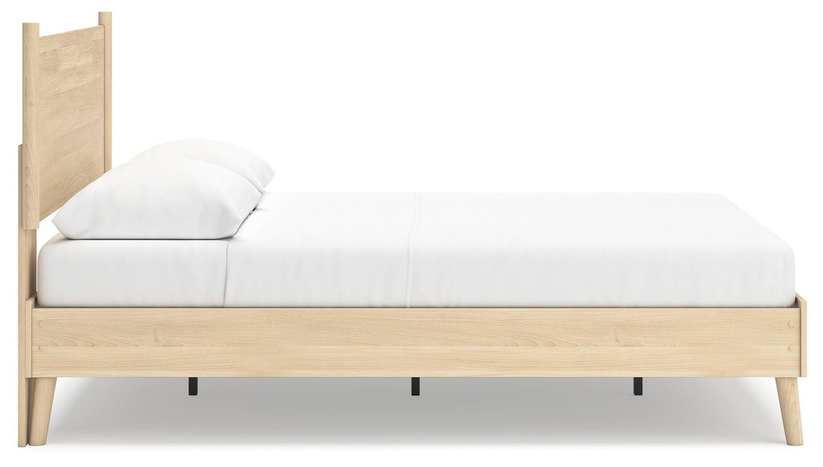 Cabinella Platform Panel Bed Set - Queen, Dresser