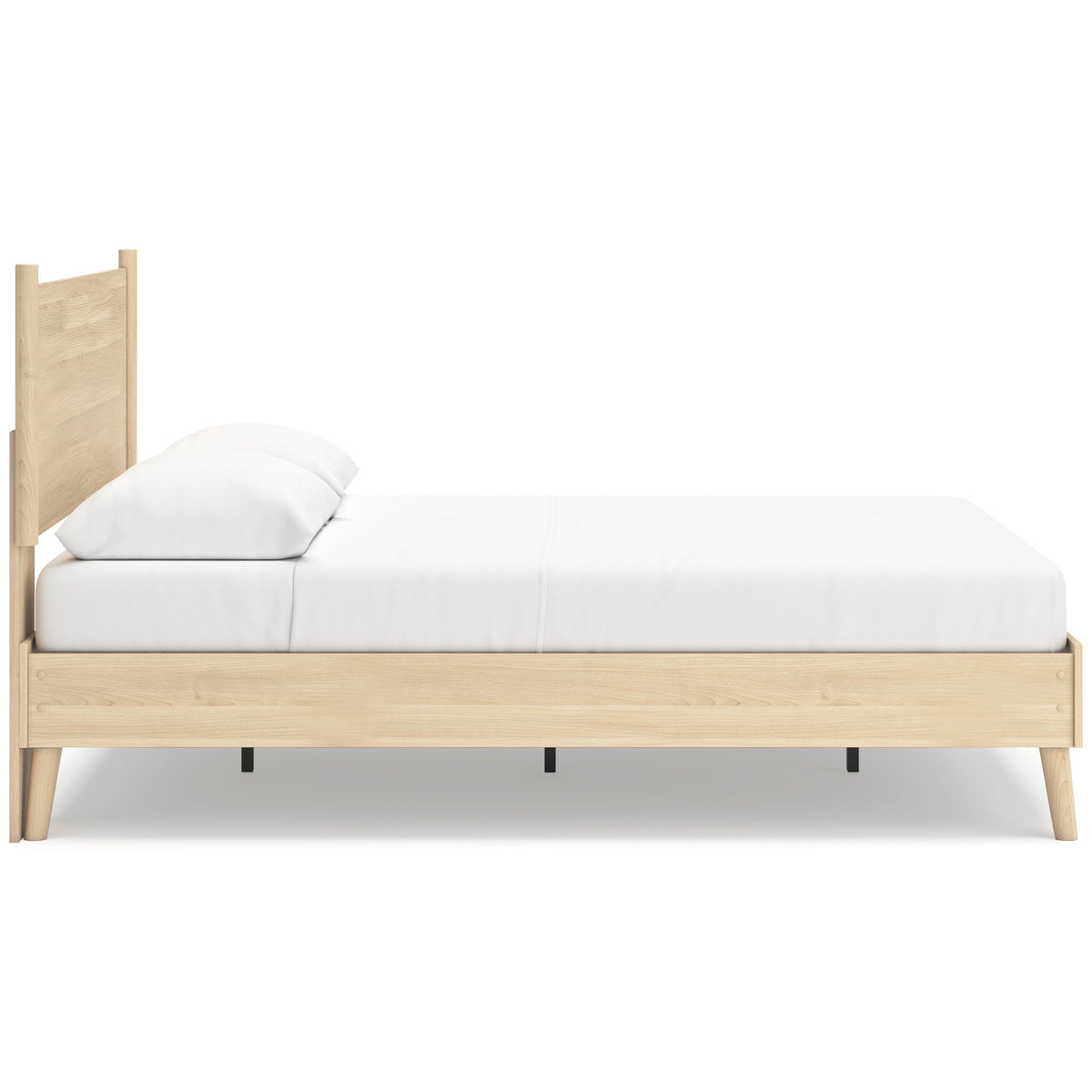Cabinella Platform Panel Bed Set - Queen, 2 Nightstands