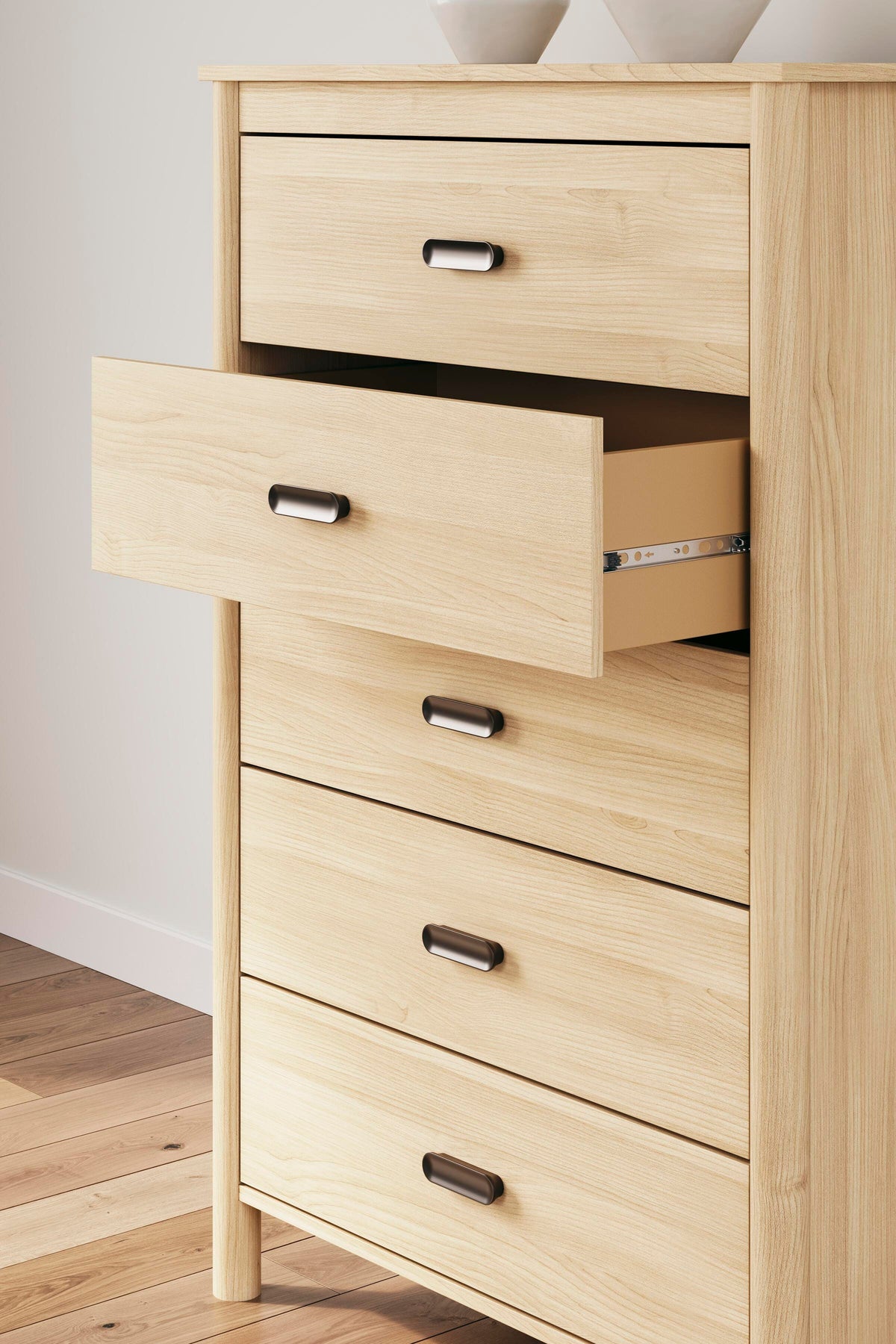 Cabinella Platform Panel Bed Set - Full, Dresser and Chest