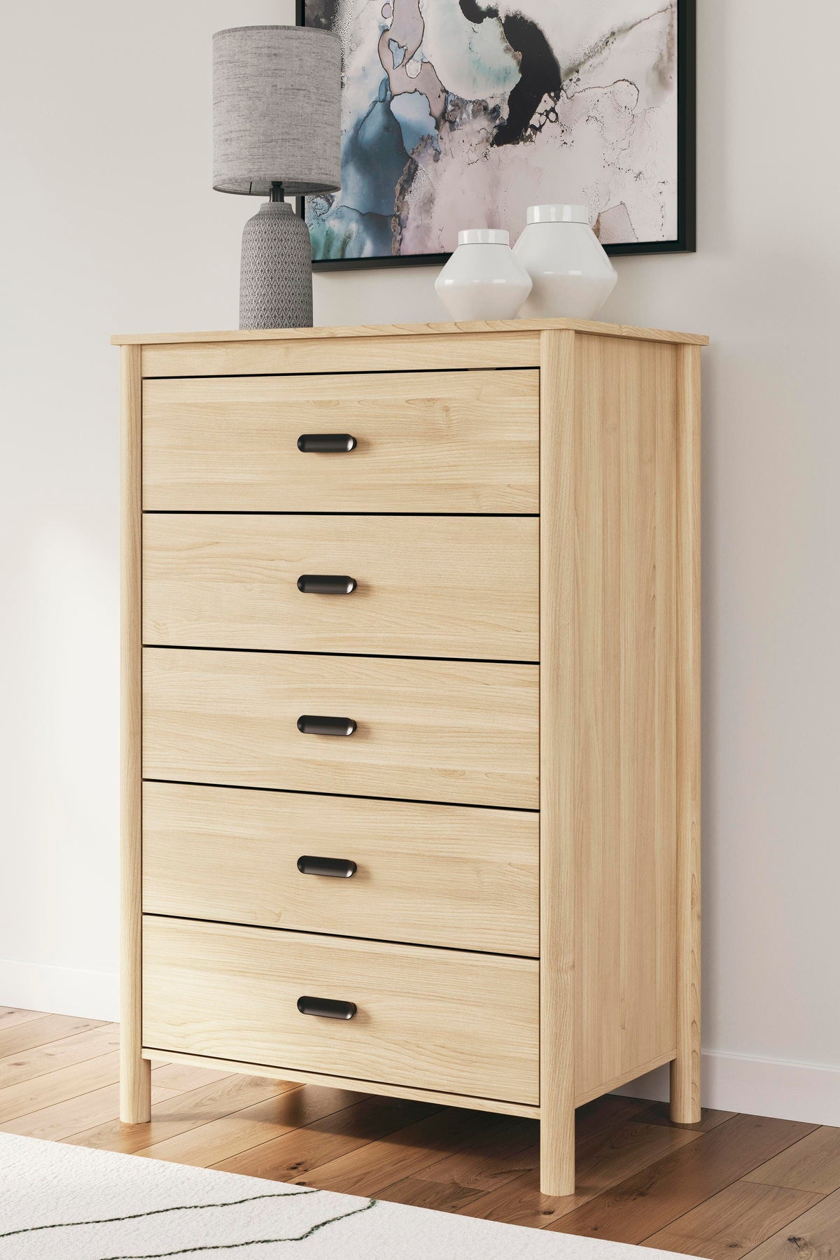 Cabinella Platform Bed Set - Full, Dresser and Chest