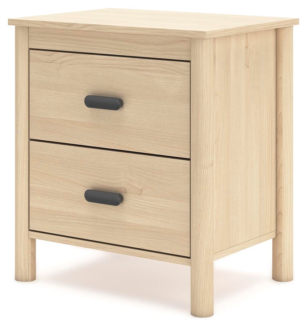 Cabinella Platform Panel Bed Set - Full, 2 Nightstands
