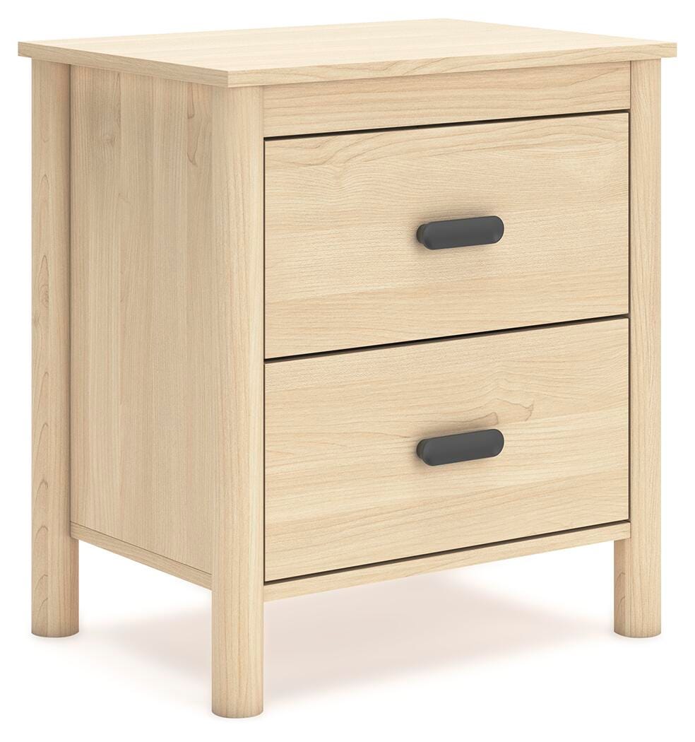 Cabinella Platform Panel Bed Set - Full, 2 Nightstands
