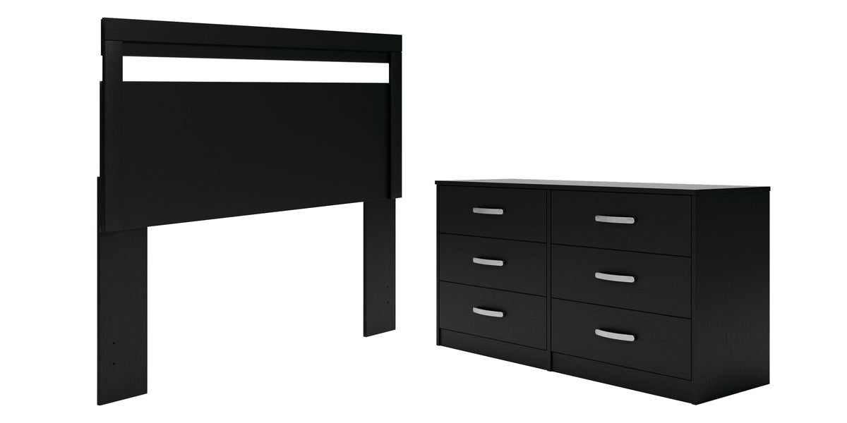 Finch Queen Panel Headboard and Dresser
