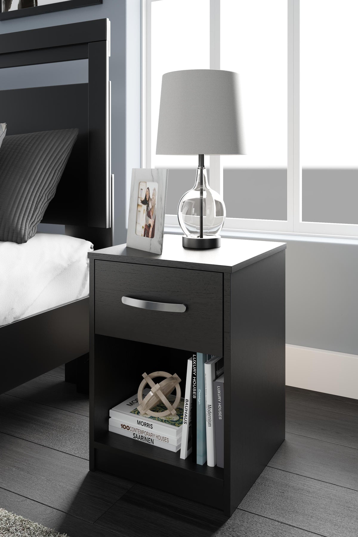 Finch Platform Bed Set - Dresser, Chest and 2 Nightstands