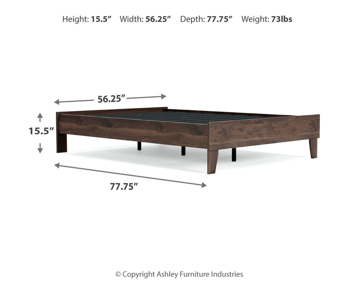 Calverson Platform Bed Set - Full, Dresser and Chest