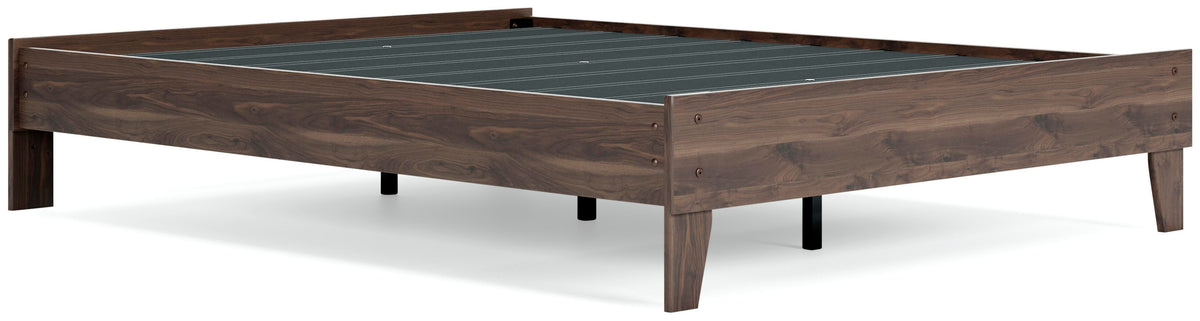 Calverson Platform Bed Set - Queen, 2 Nightstands