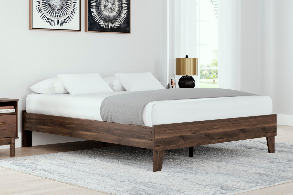 Calverson Platform Bed Set - Queen, 2 Nightstands