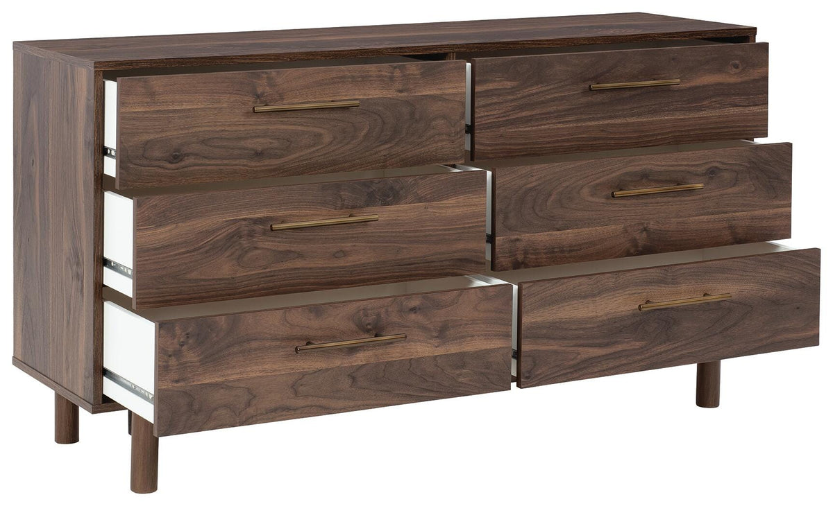 Calverson Queen Panel Platform Bed with Dresser and Nightstand