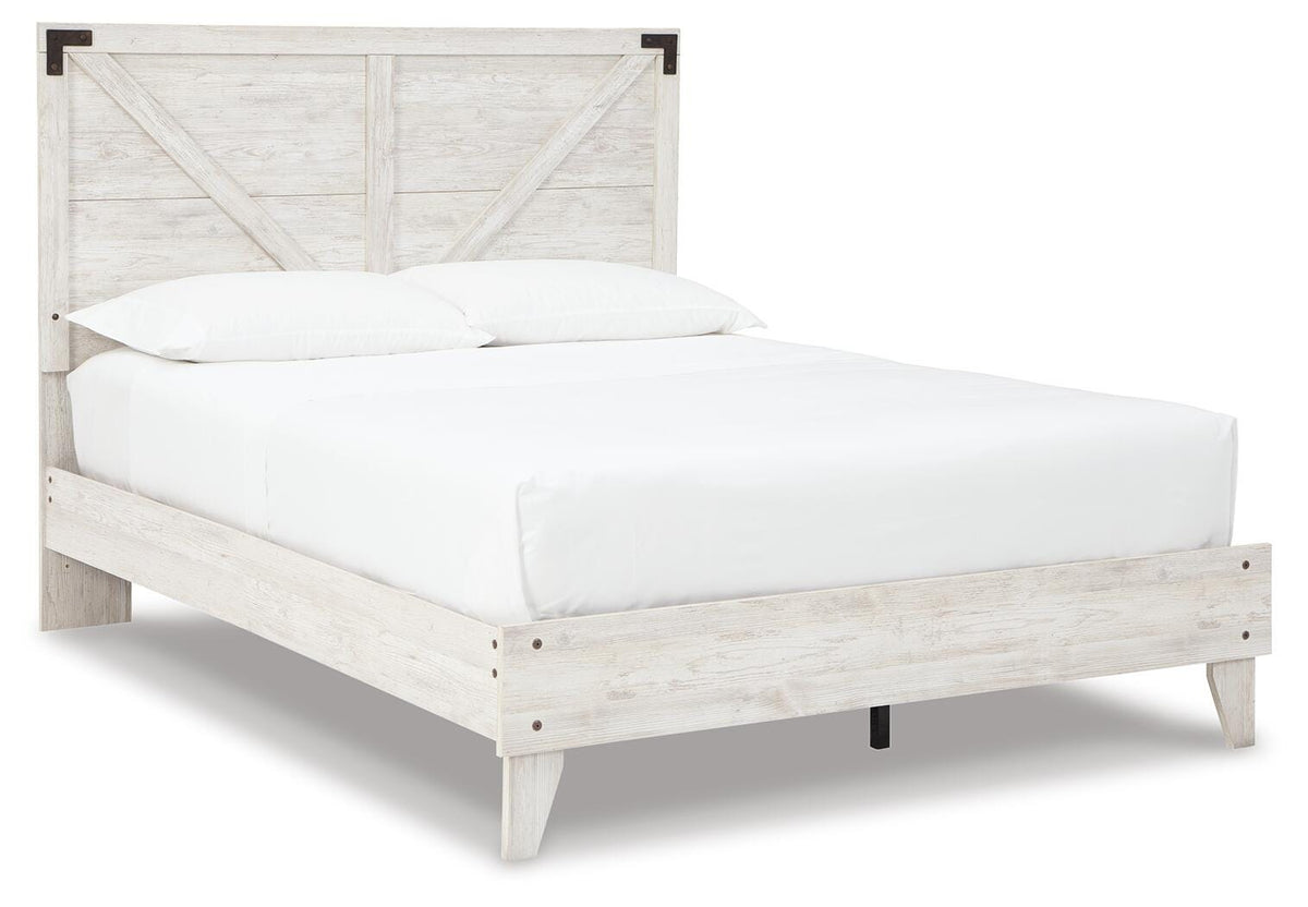 Shawburn Crossbuck Panel Platform Bed - Queen