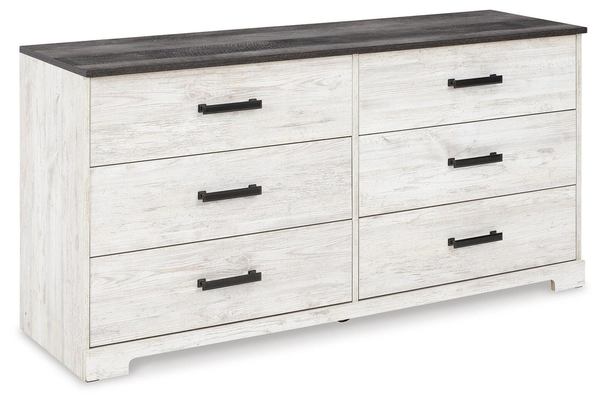 Shawburn Dresser and 2 Nightstands
