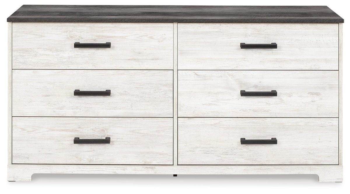 Shawburn Dresser and 2 Nightstands