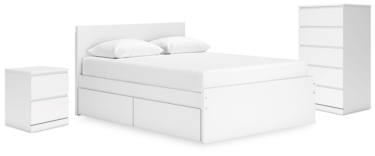 Onita Queen Storage Bed, Chest and Nightstand