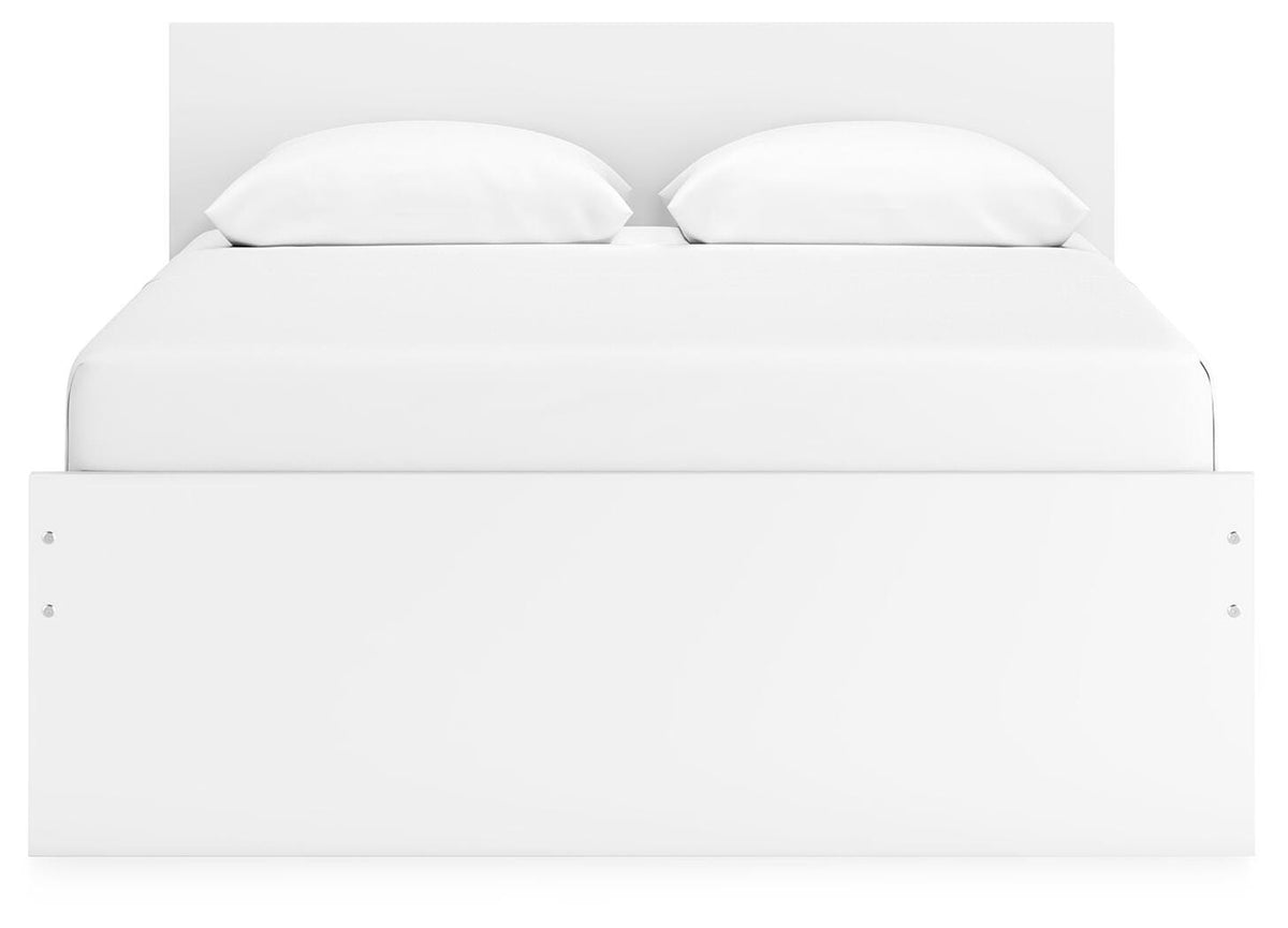 Onita Panel Platform Bed with 2 Side Storage - Queen