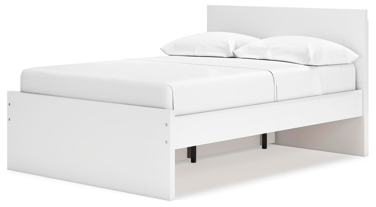 Onita Panel Platform Bed with 1 Side Storage - Full