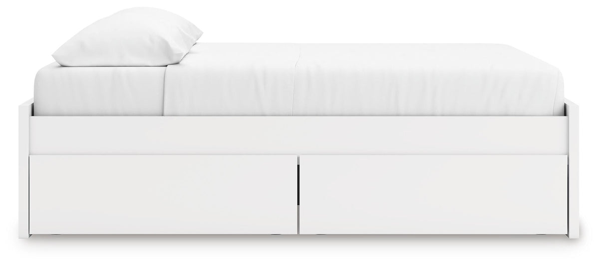 Onita King Platform Bed with 1 Side Storage