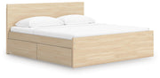 Onita Queen Panel Platform Bed with 2 Side Storage