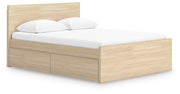 Onita Panel Platform Bed with 2 Side Storage