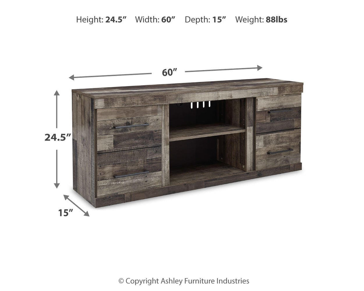 Derekson LG TV Stand w/Fireplace Option
