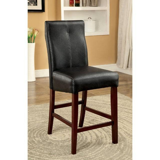 BONNEVILLE II Brown Cherry/Black Counter Ht. Chair (2/CTN) image