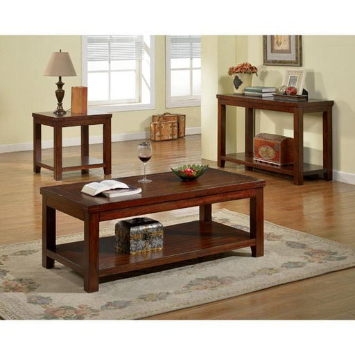 ESTELL Dark Cherry End Table, Cherry image