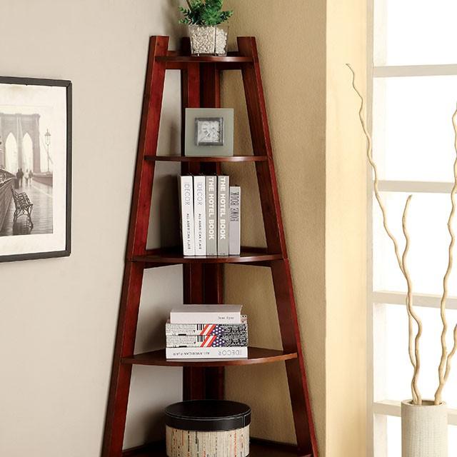 Lyss Cherry Ladder Shelf image