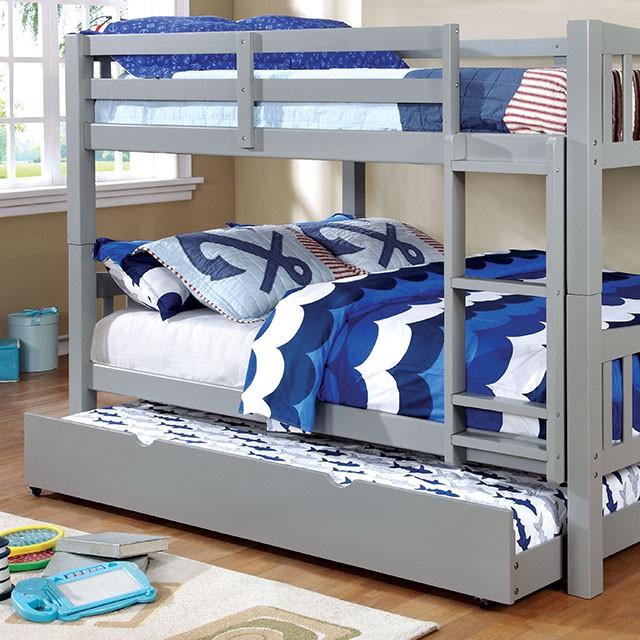 Cameron Gray Full/Full Bunk Bed image