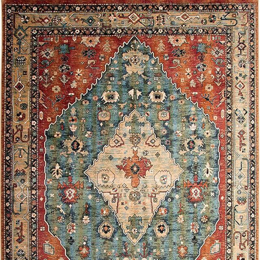 Mortsel Red/Multi 5'3" X 7'6" Area Rug image