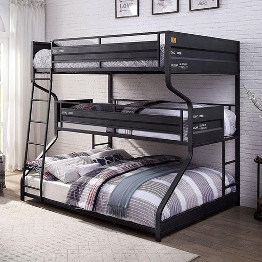 LODIDA Full/Twin/Queen Triple Decker Bed image