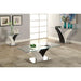 SLOANE White/Dark Gray/Chrome Sofa Table image