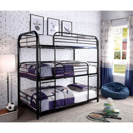 Opal Ii Black Twin Triple Decker Bed image