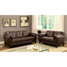 YSABEL Brown Love Seat, Brown (K/D) image