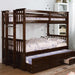 University II Dark Walnut Twin/Twin Bunk Bed + Trundle image