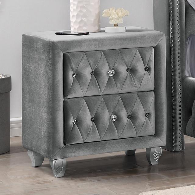 ZOHAR Night Stand, Gray image