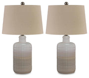 Marnina Ceramic Table Lamp (2/CN)