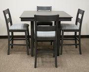 Pendleton Grey Pub Table with 4 Chairs