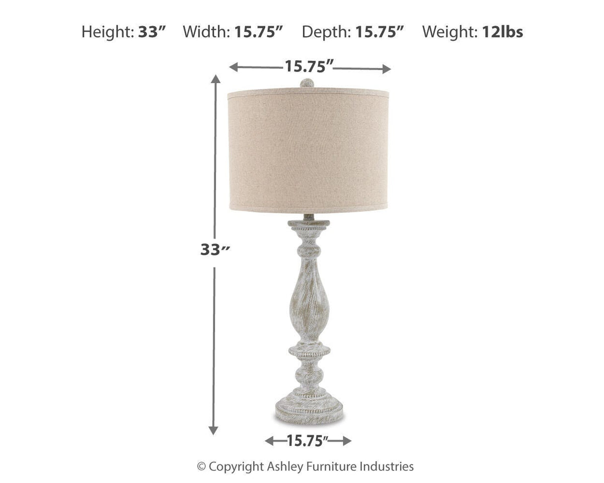 Bernadate Poly Table Lamp (2/CN)