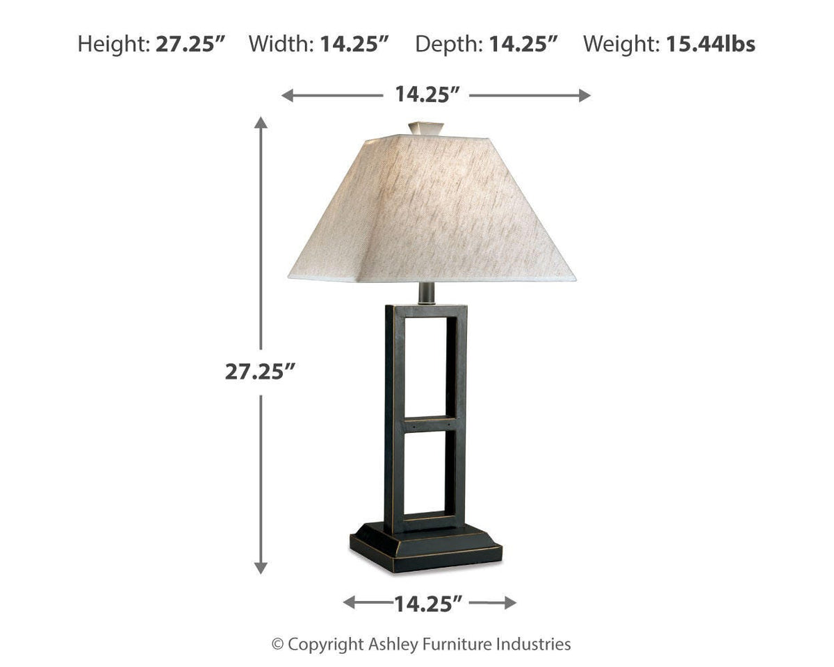 Deidra Metal Table Lamp (2/CN)