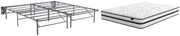 Chime 10 Inch Hybrid 10 Inch Hybrid Mattress with Foundation