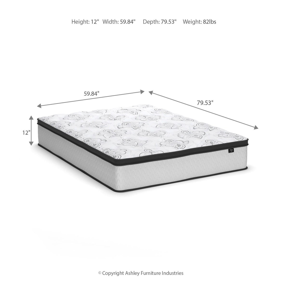 Chime 12 Inch Hybrid Twin Mattress