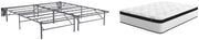 Chime 12 Inch Hybrid 12 Inch Hybrid Mattress with Foundation