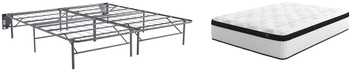 Chime 12 Inch Hybrid 12 Inch Hybrid Mattress with Foundation