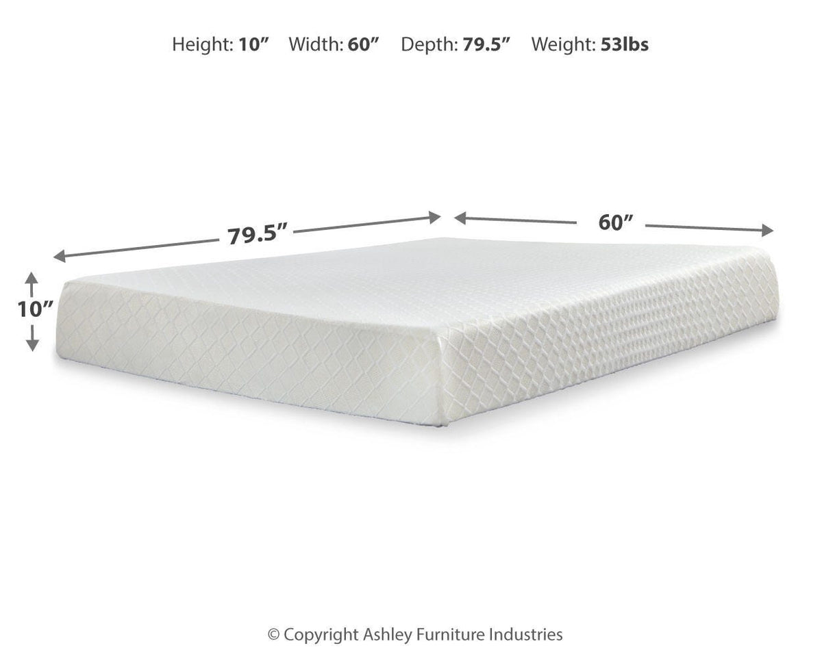 10 Inch Chime Memory Foam Twin Mattress