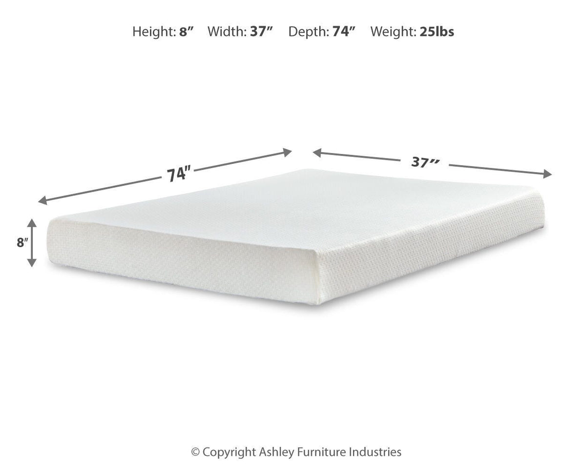 Chime 8 Inch Memory Foam Queen Mattress