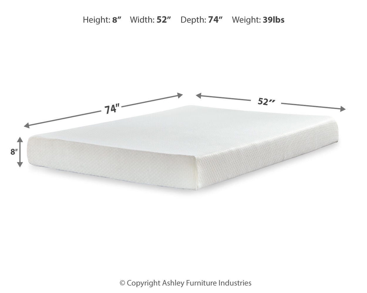 Chime 8 Inch Memory Foam Queen Mattress