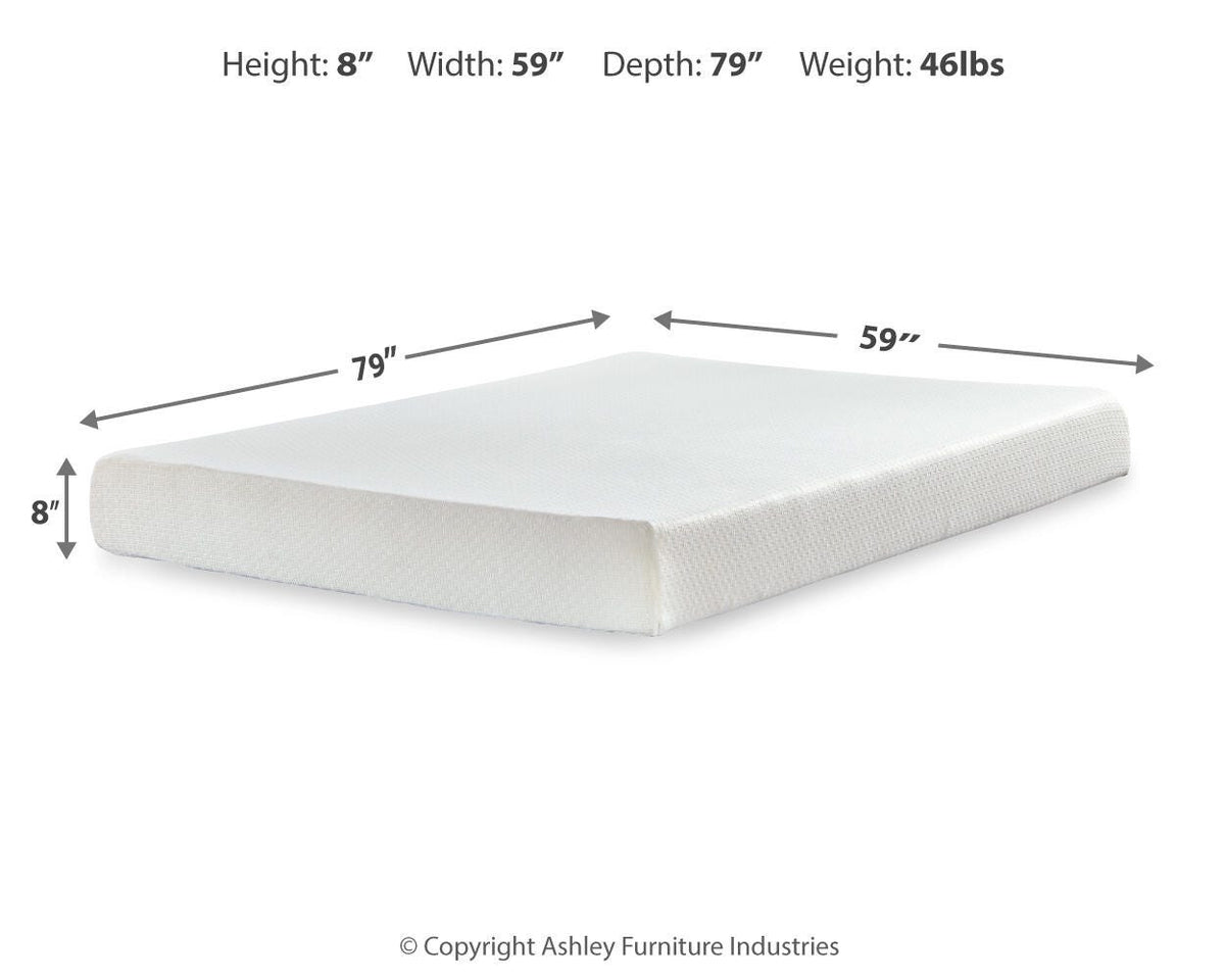 Chime 8 Inch Memory Foam Queen Mattress