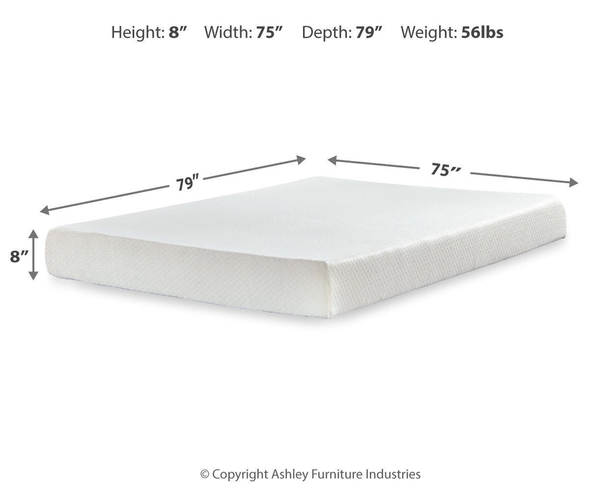 Chime 8 Inch Memory Foam Queen Mattress